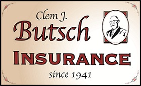 Butsch Insurance storefront sign